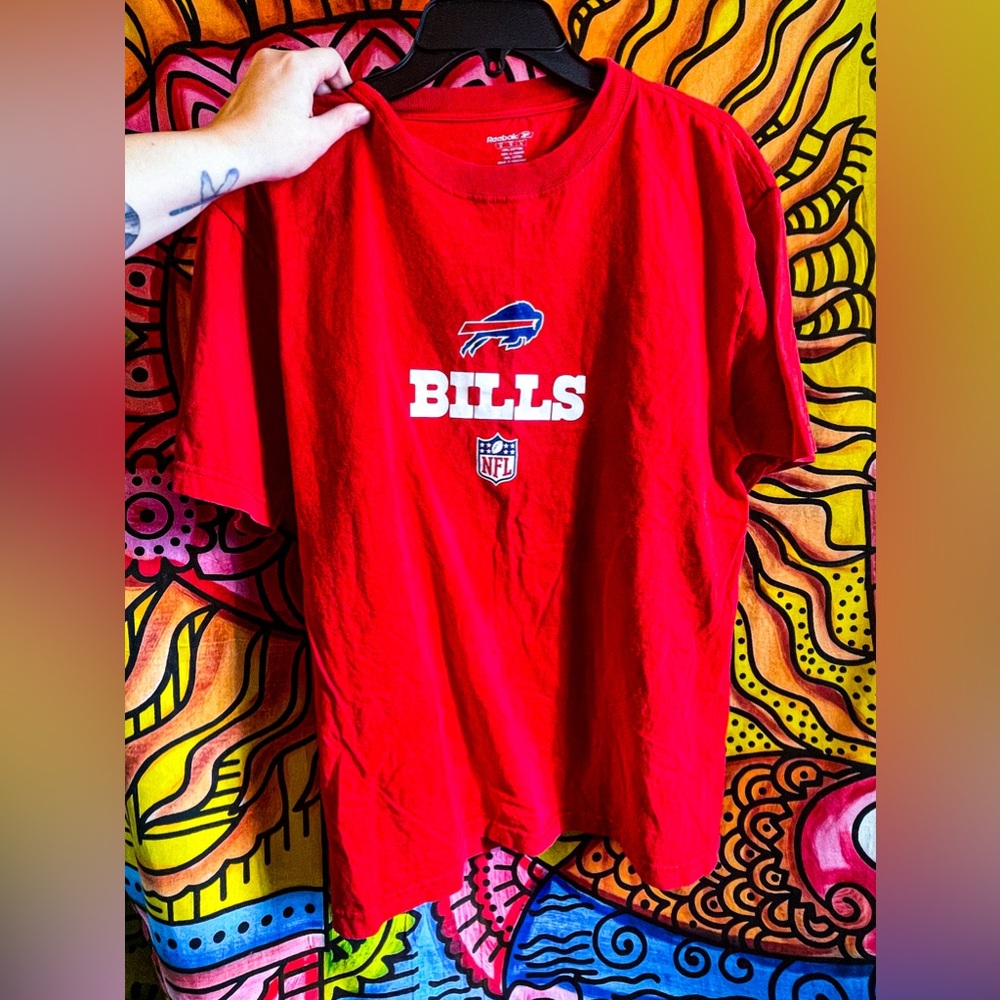 Red Buffalo Bills Tee